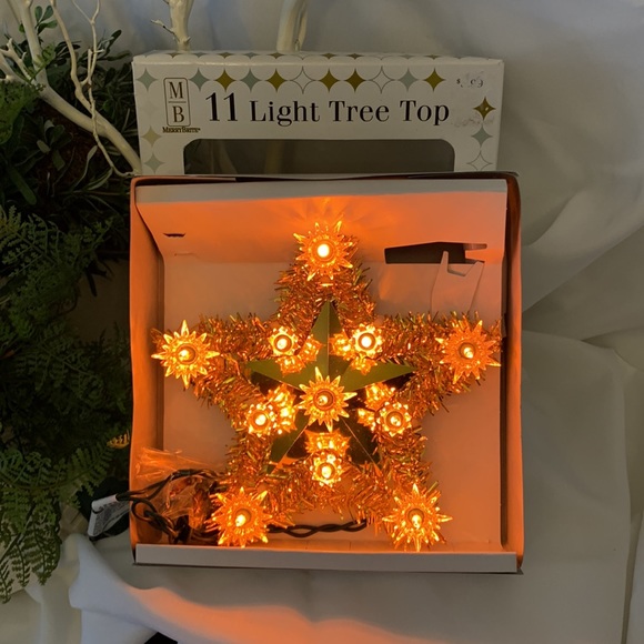 Vintage Merry Brite 11 light 8” Tree Top Star - Picture 5 of 6